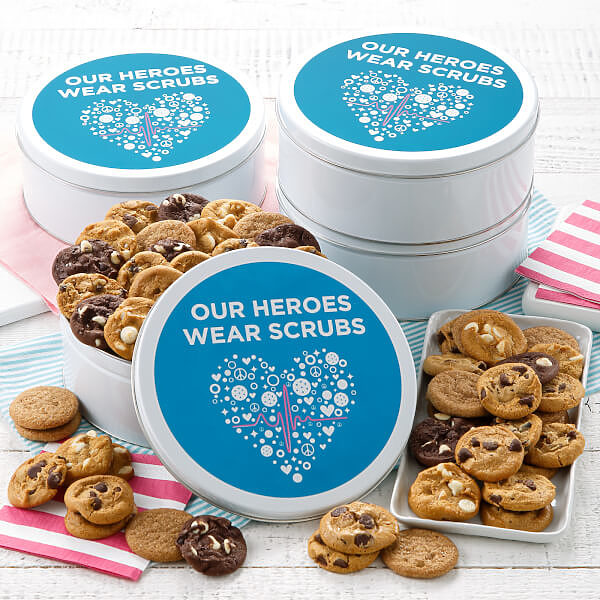 Heroes 48 Nibblers Tin case of 4 Heroes 48 Nibblers Tin case of 4