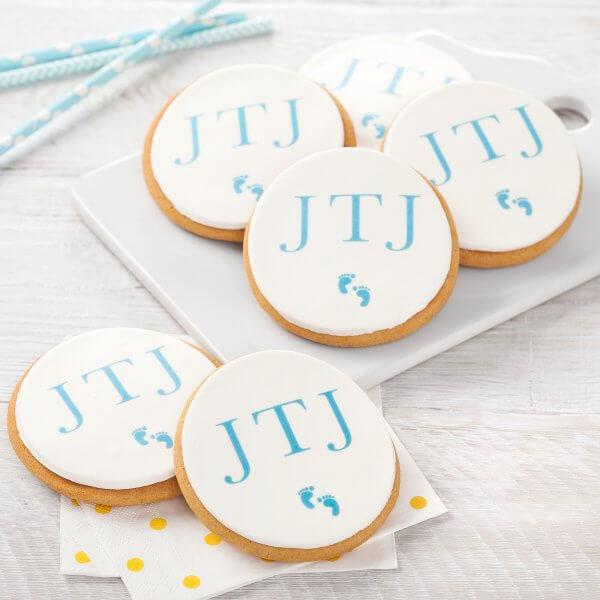 Footprint Birth-Day Logo Cookies Footprint Birth-Day Logo Cookies