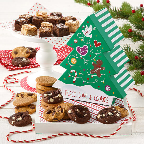 Peace Love Cookies Tree Box Peace Love Cookies Tree Box