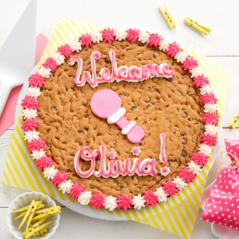Its a Girl Custom Cookie Cake Its a Girl Custom Cookie Cake