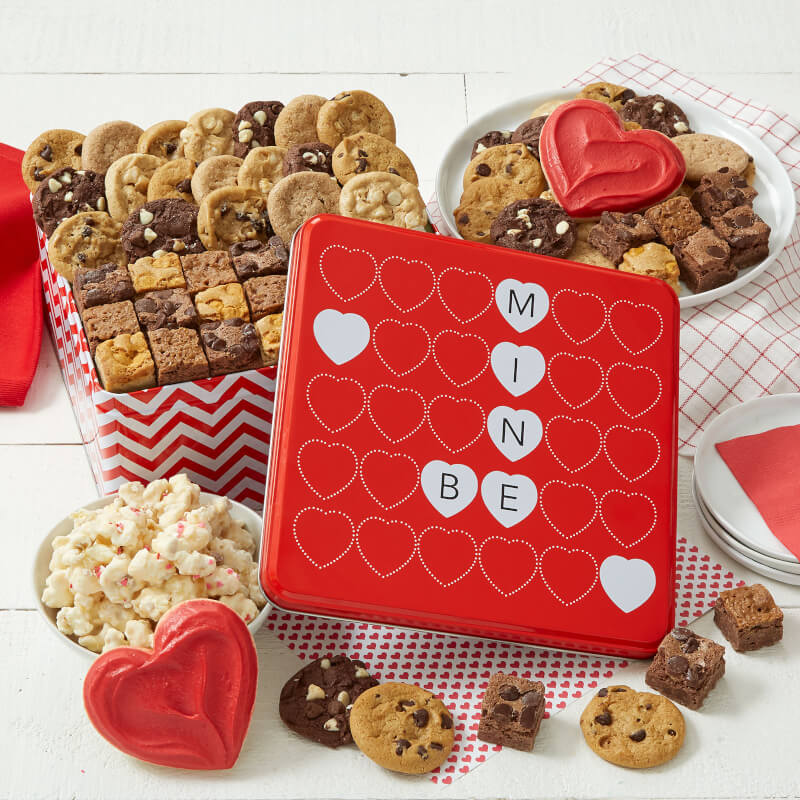 Be Mine Combo Cookie Tin Be Mine Combo Cookie Tin