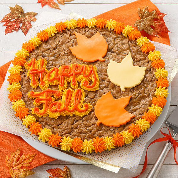 Happy Fall Cookie Cake Happy Fall Cookie Cake