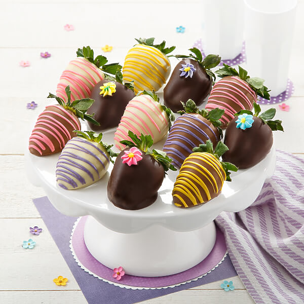 Full Dozen Spring Belgian Chocolate Strawberries Full Dozen Spring Belgian Chocolate Strawberries