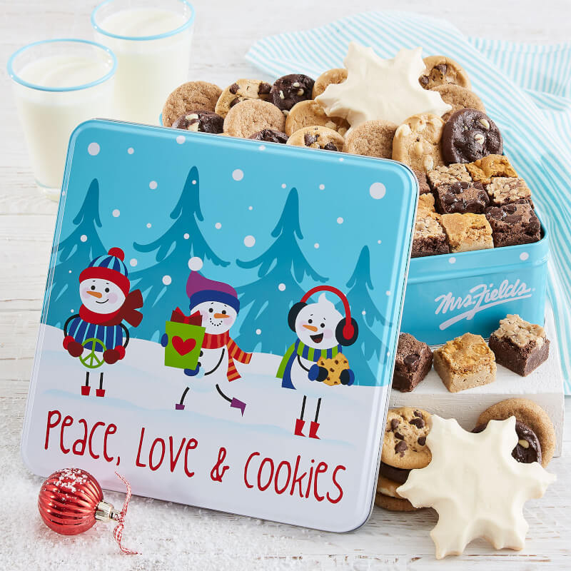 Peace Love Cookies Medium Combo Tin Peace Love Cookies Medium Combo Tin