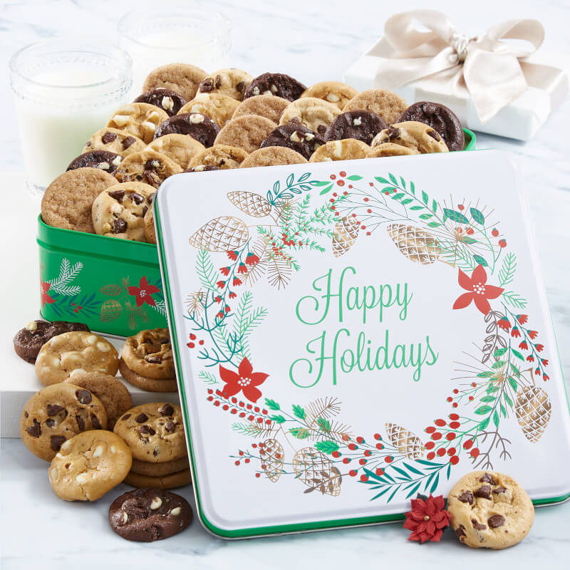 Happy Holidays 60 Nibblers Tin Happy Holidays 60 Nibblers Tin