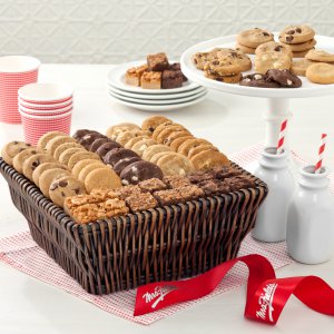 72 Nibblers 36 Brownie Bites Basket personalized gifts personalized gift corporate gifts custom gifts gift basket baskets