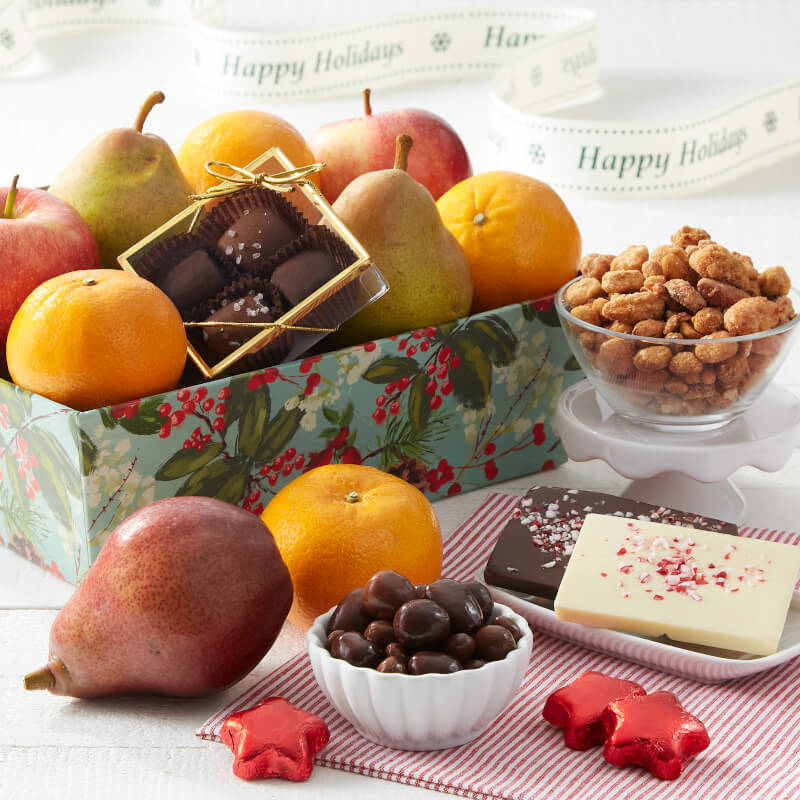 Holiday Treasures Fruit Treat Crate Holiday Treasures Fruit Treat Crate
